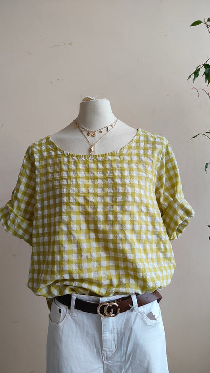 Camicia Vichy bottoni