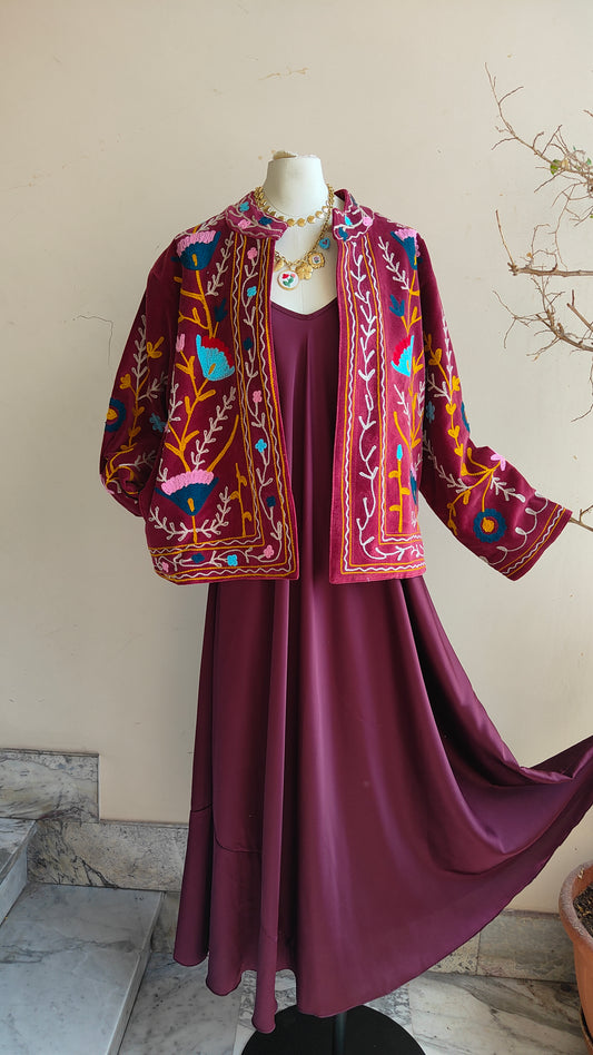 Giacca Boho con Tasche Laterali