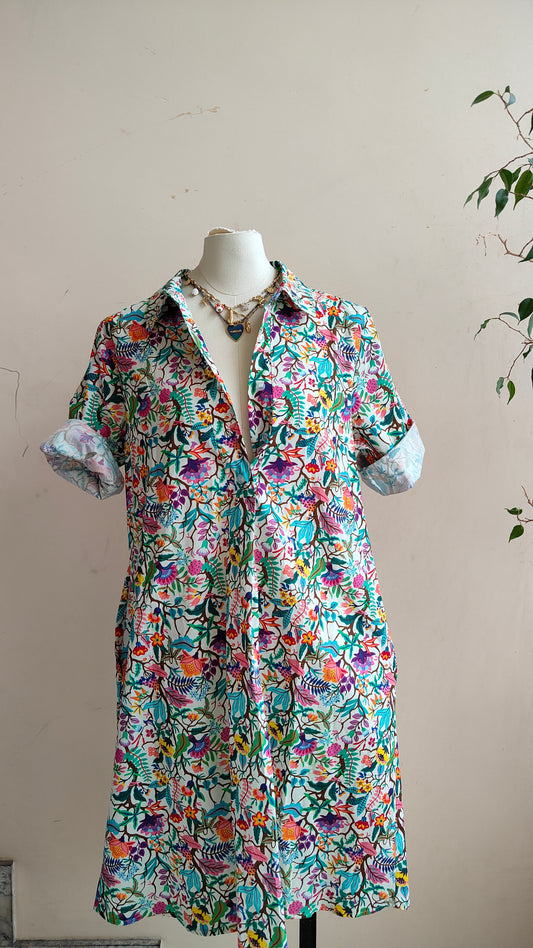 Camicia-abito Botanica
