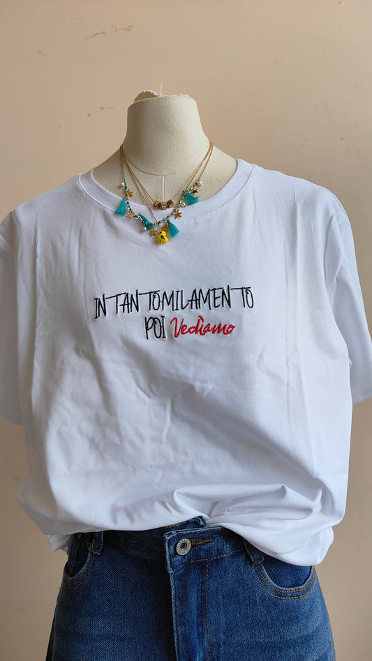 T-shirt Poi Vediamo