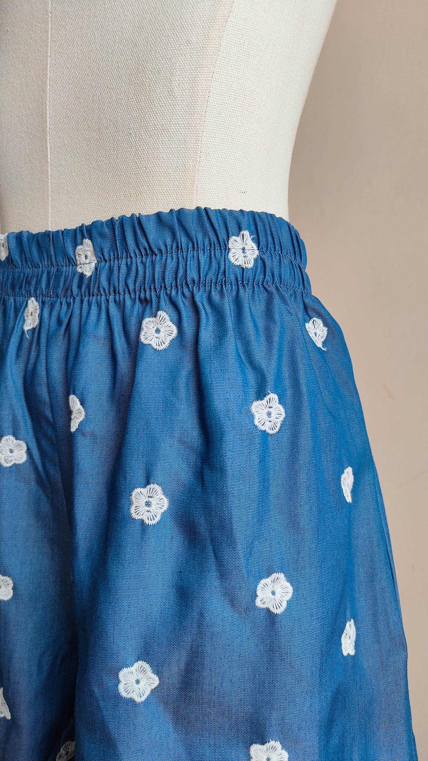 Shorts Margherite Blu