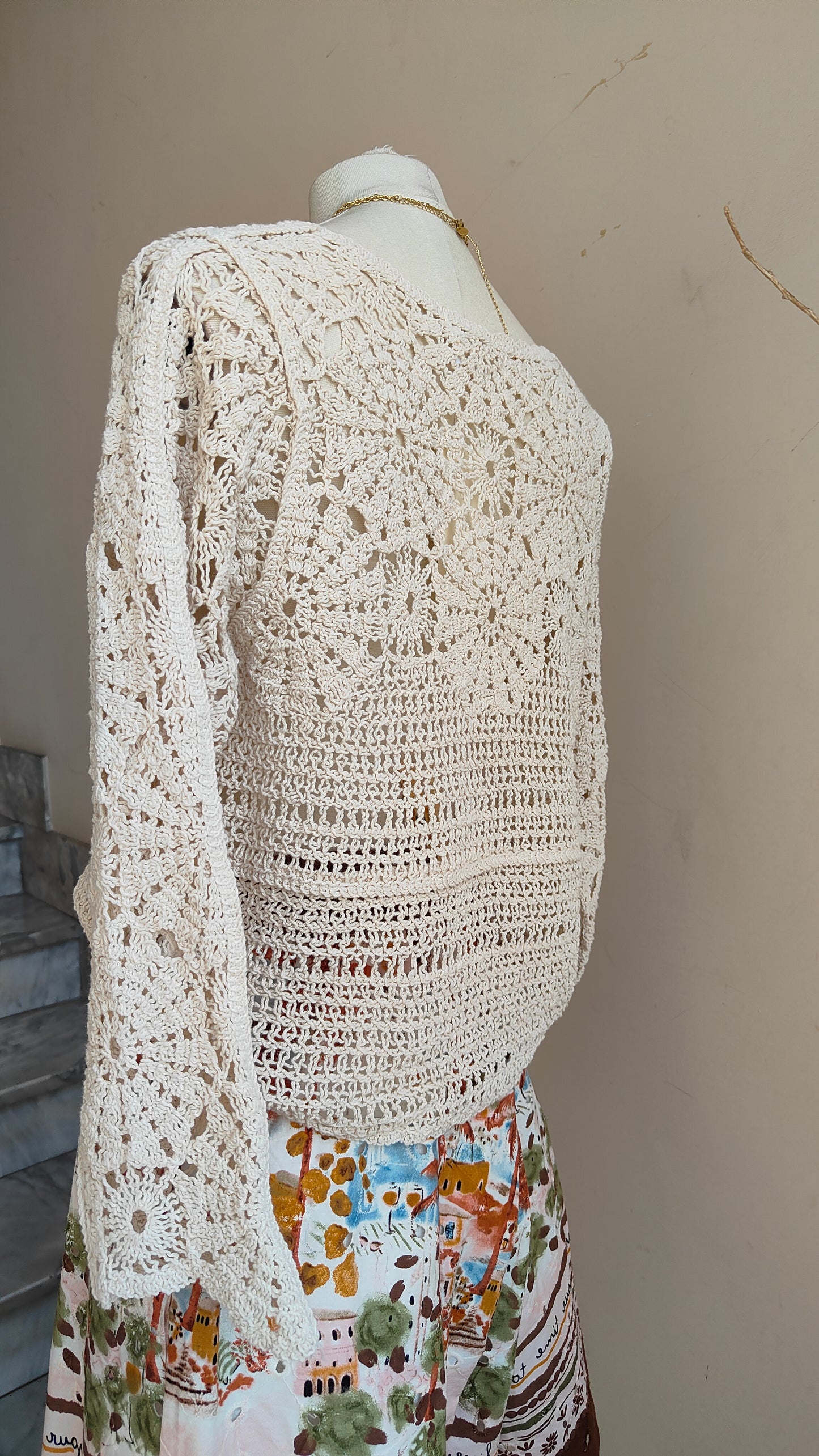 Maglia Crochet Solea