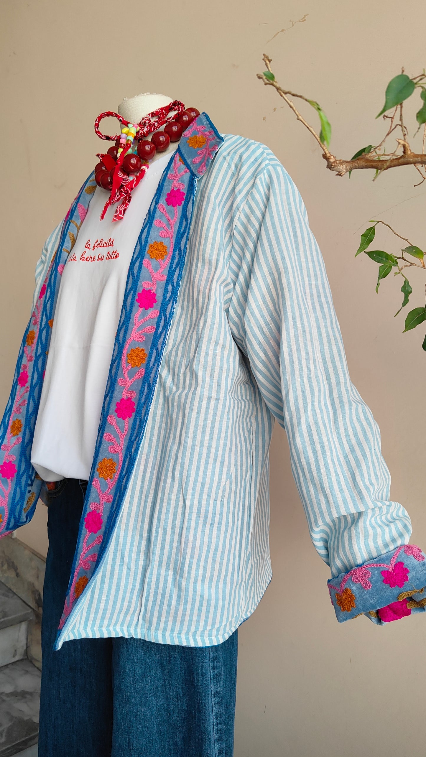 Giacca Boho Reversibile-PREOEDINE:parte dal 20/02