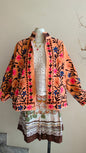 Giacca Boho con Tasche Laterali