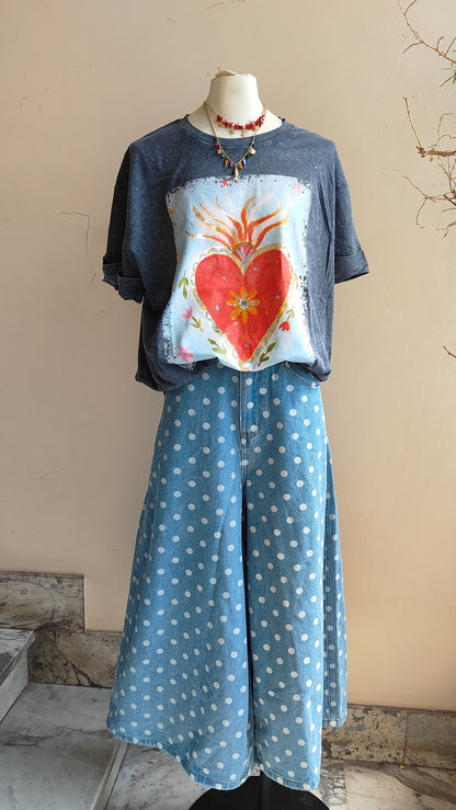 T-shirt Corazón Viva
