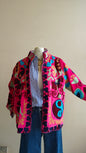 Giacca Boho con Tasche Laterali