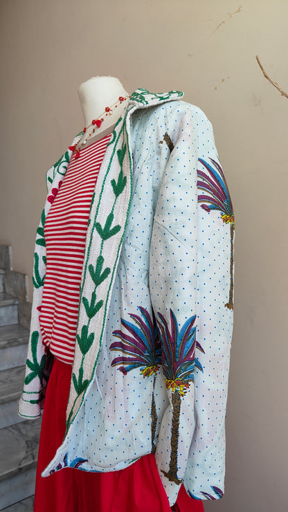 Giacca Boho tasche Canapa