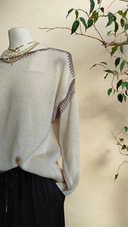 Pullover bordo