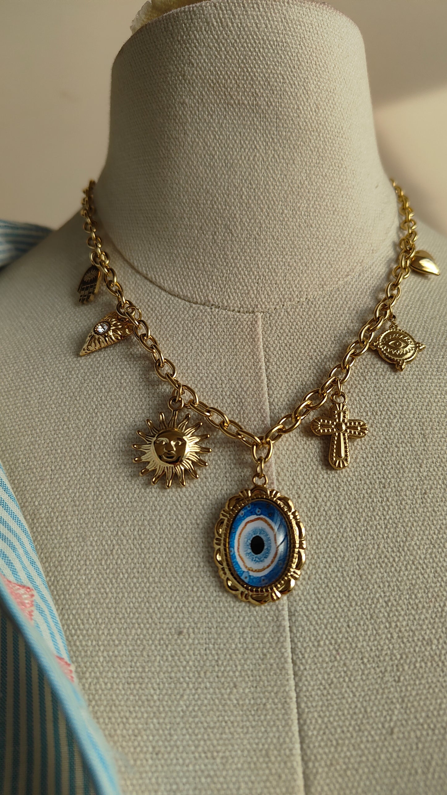 Collane Amuleto Blu