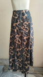 Gonna Animalier Satin