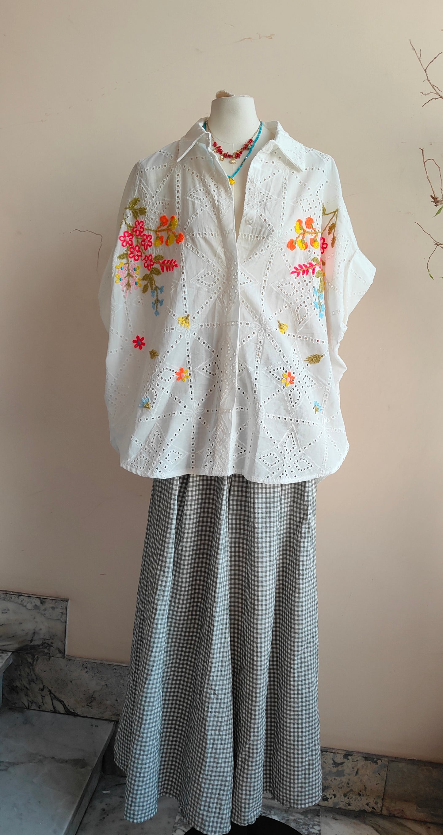 Gonna Pantalone Gingham