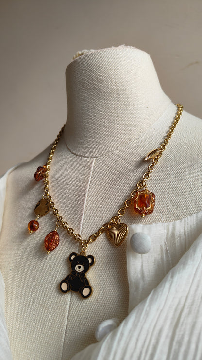 Collana Teddy Charm