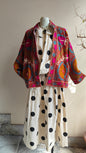 Giacca Boho con Tasche Laterali