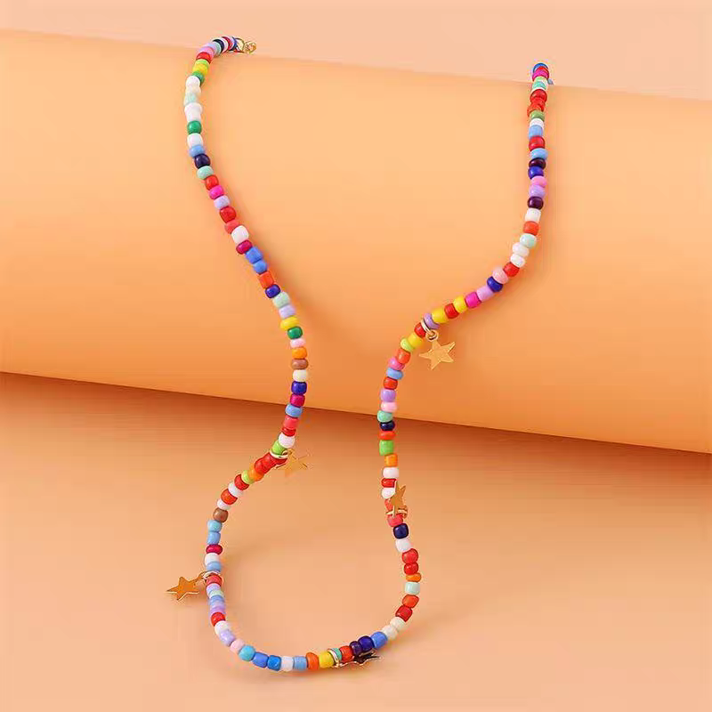 Collana multicolore stella