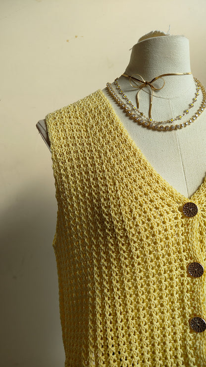 Gilet maglia grosso