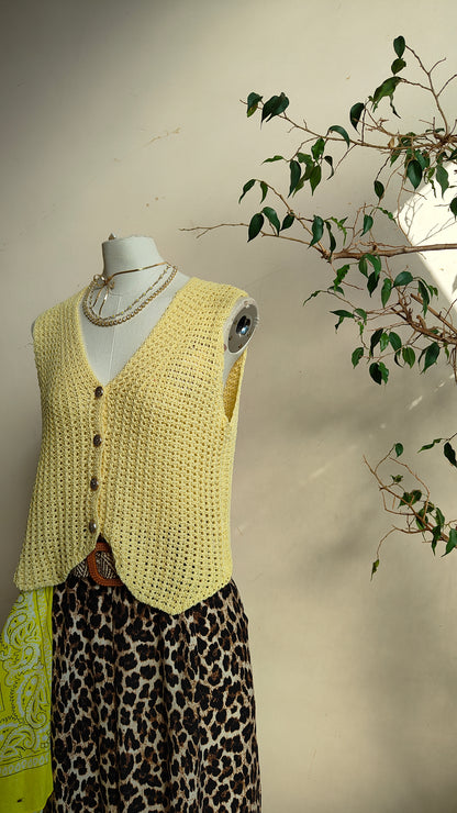 Gilet maglia grosso