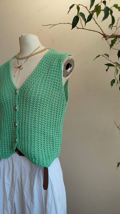 Gilet maglia grosso