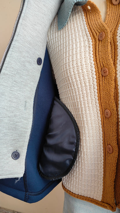 Giacca neoprene cappuccio