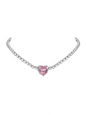 Collana tennis cuore