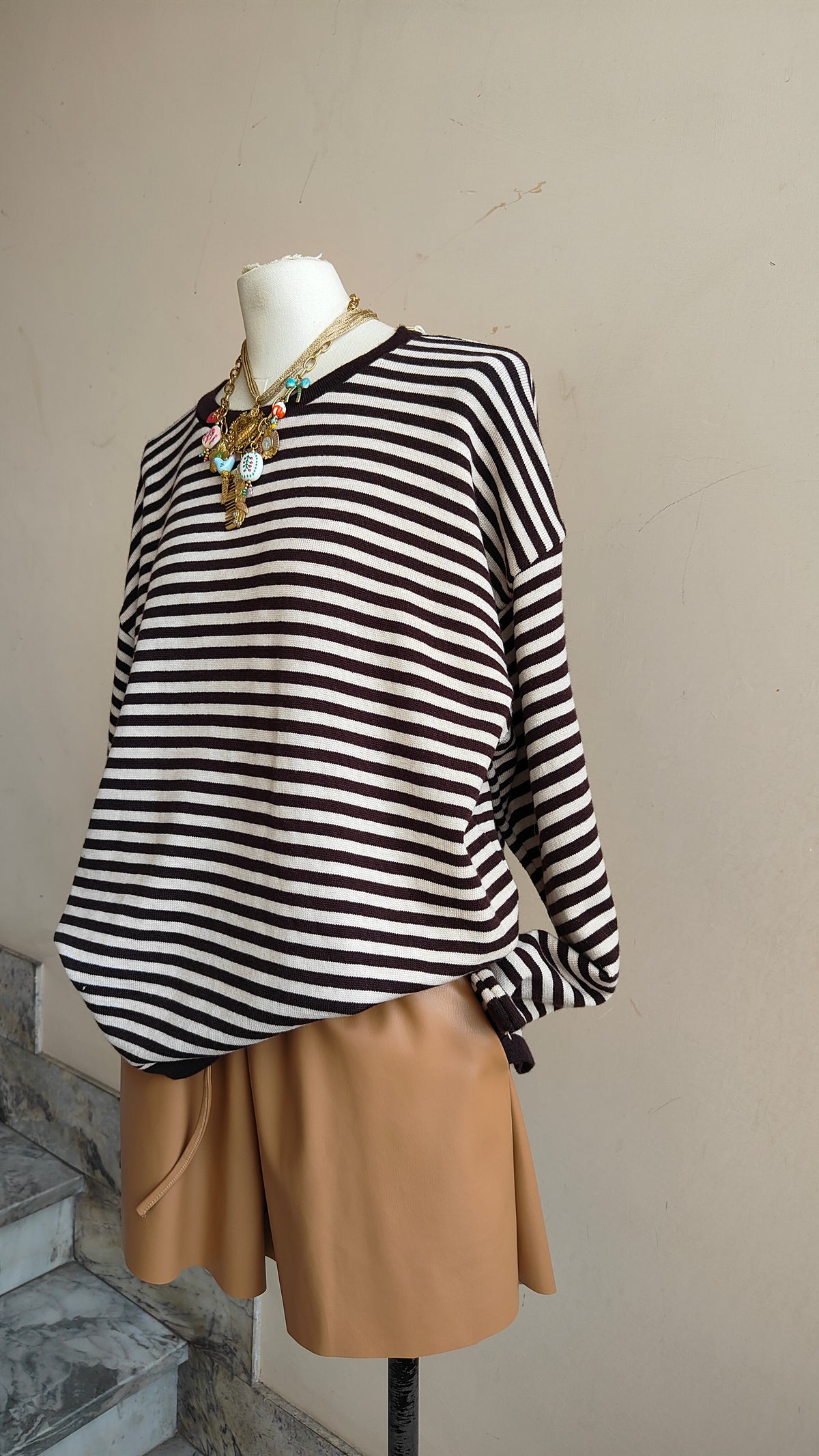 Maglia Over a Righe