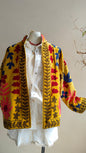 Giacca Boho con Tasche Laterali