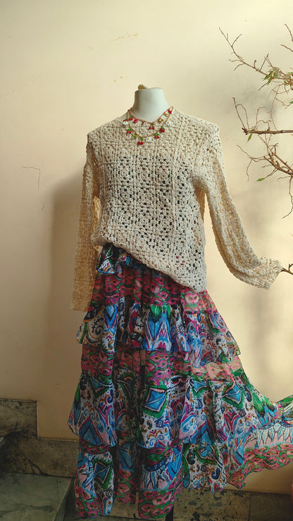Abito Ikat Seta