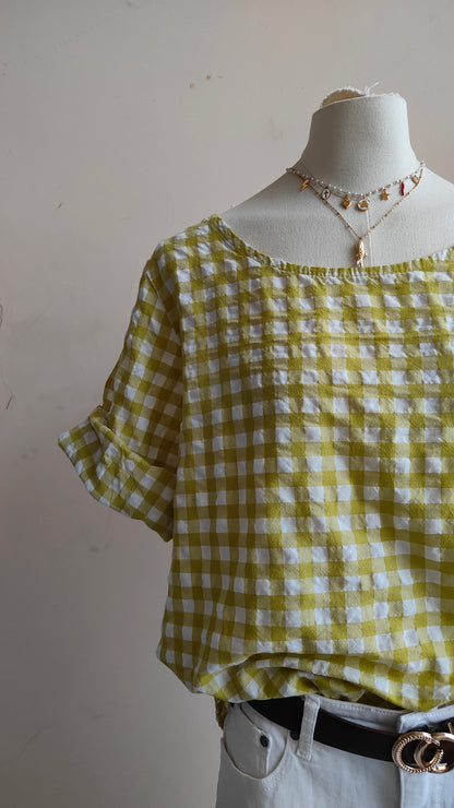 Camicia Vichy bottoni