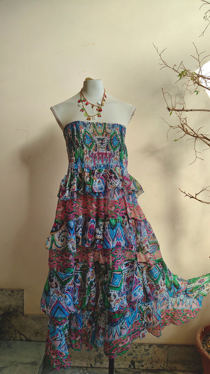 Abito Ikat Seta