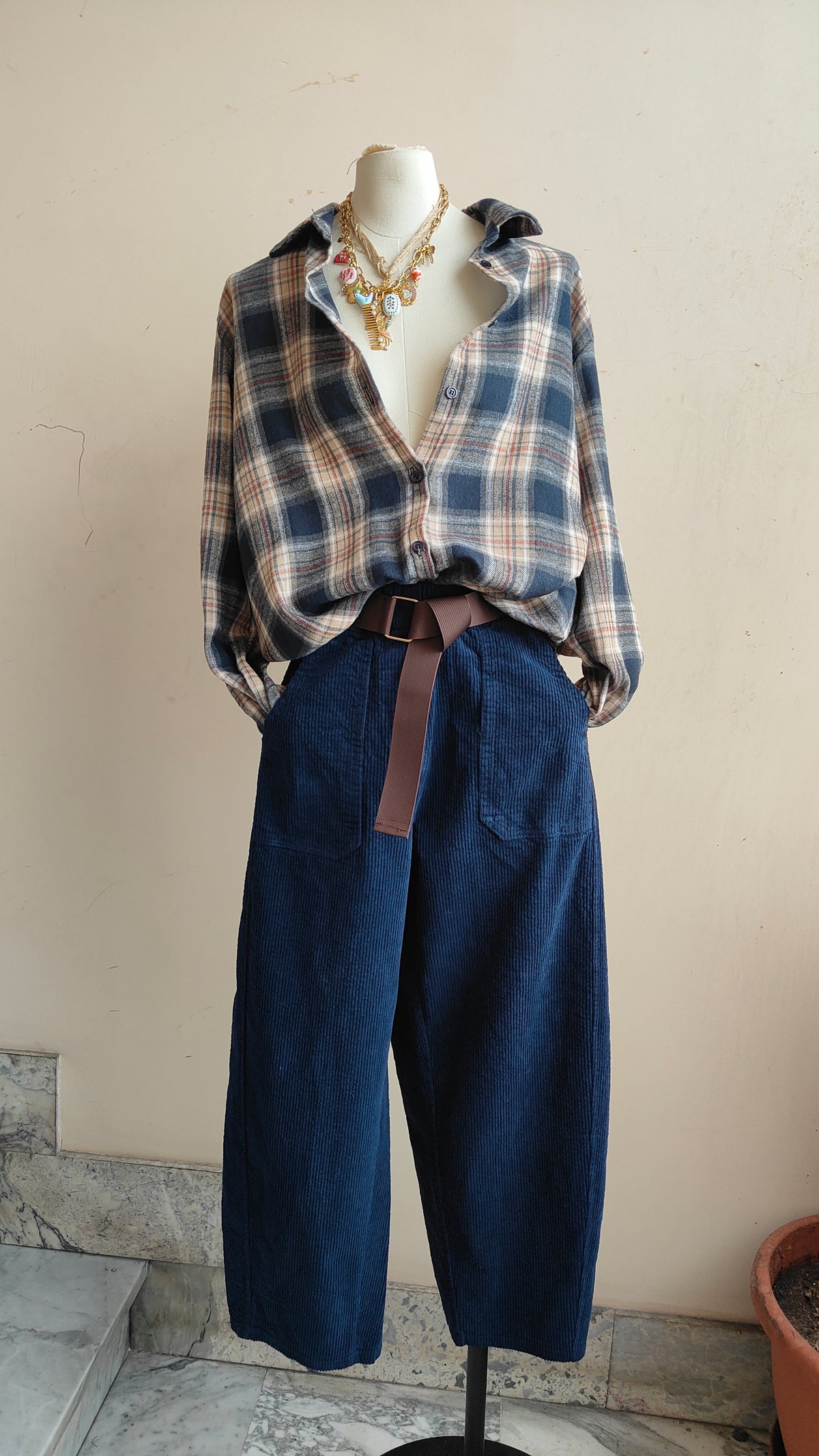 CAMICIA CHECK OVERSIZE