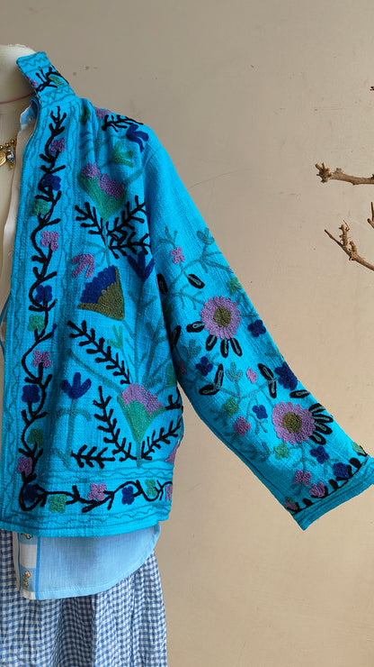 Giacca Boho tasche Canapa