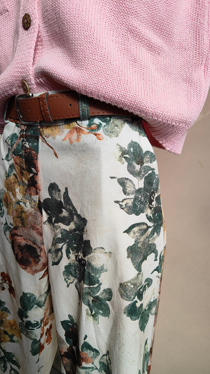 Pantaloni floreali