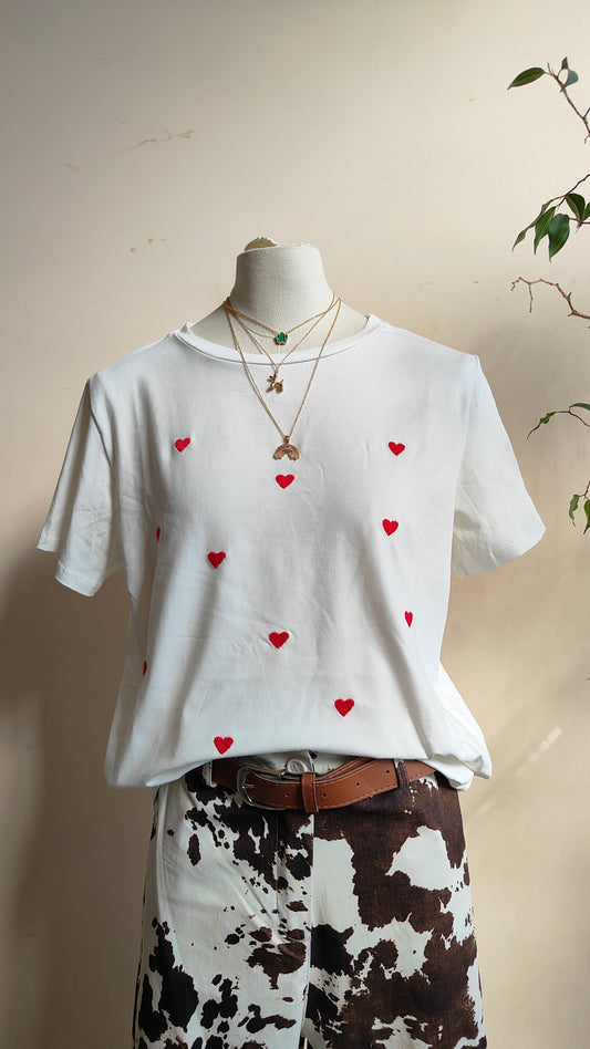 T-shirt Love Hearts