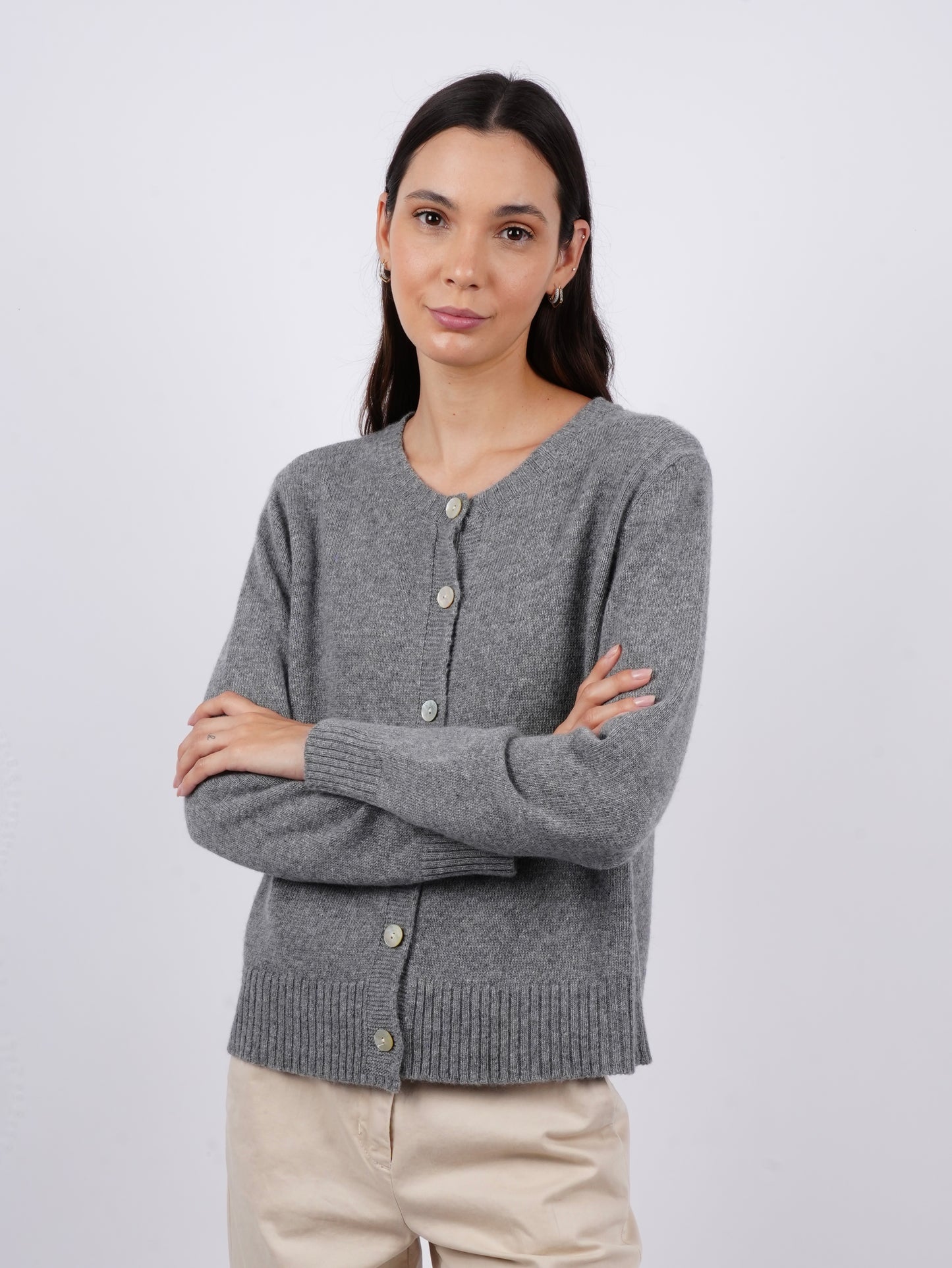 Cardigan misto cashmere