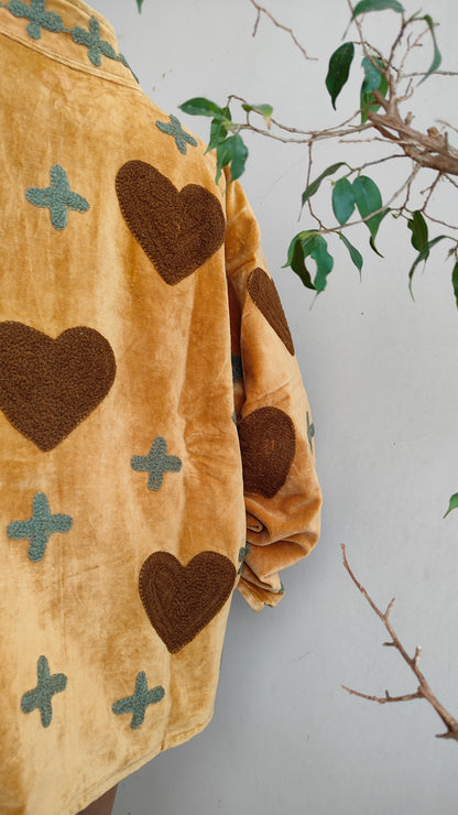 Giacca Boho con Tasche Laterali