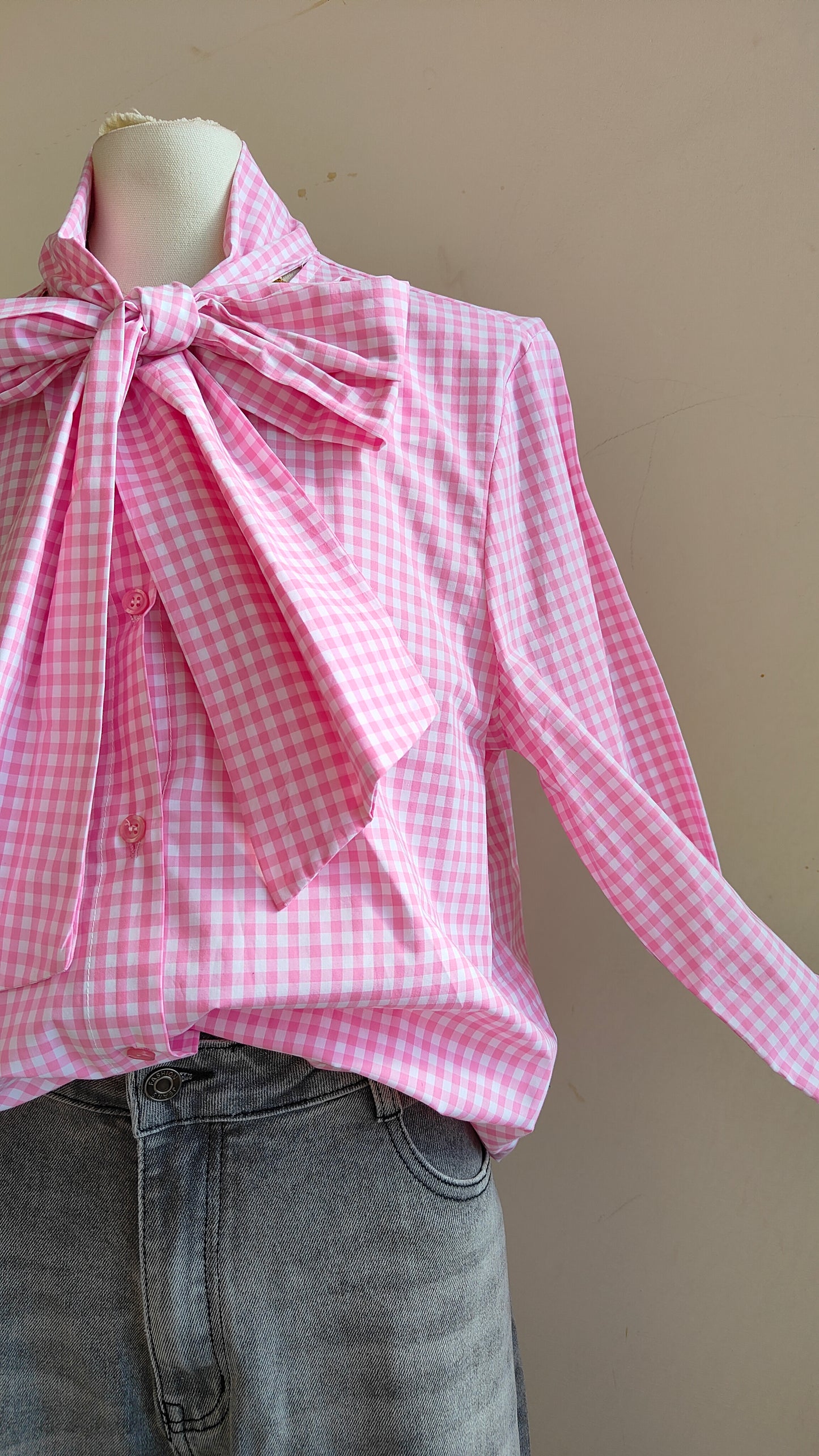 Camicia Fiocco Vichy