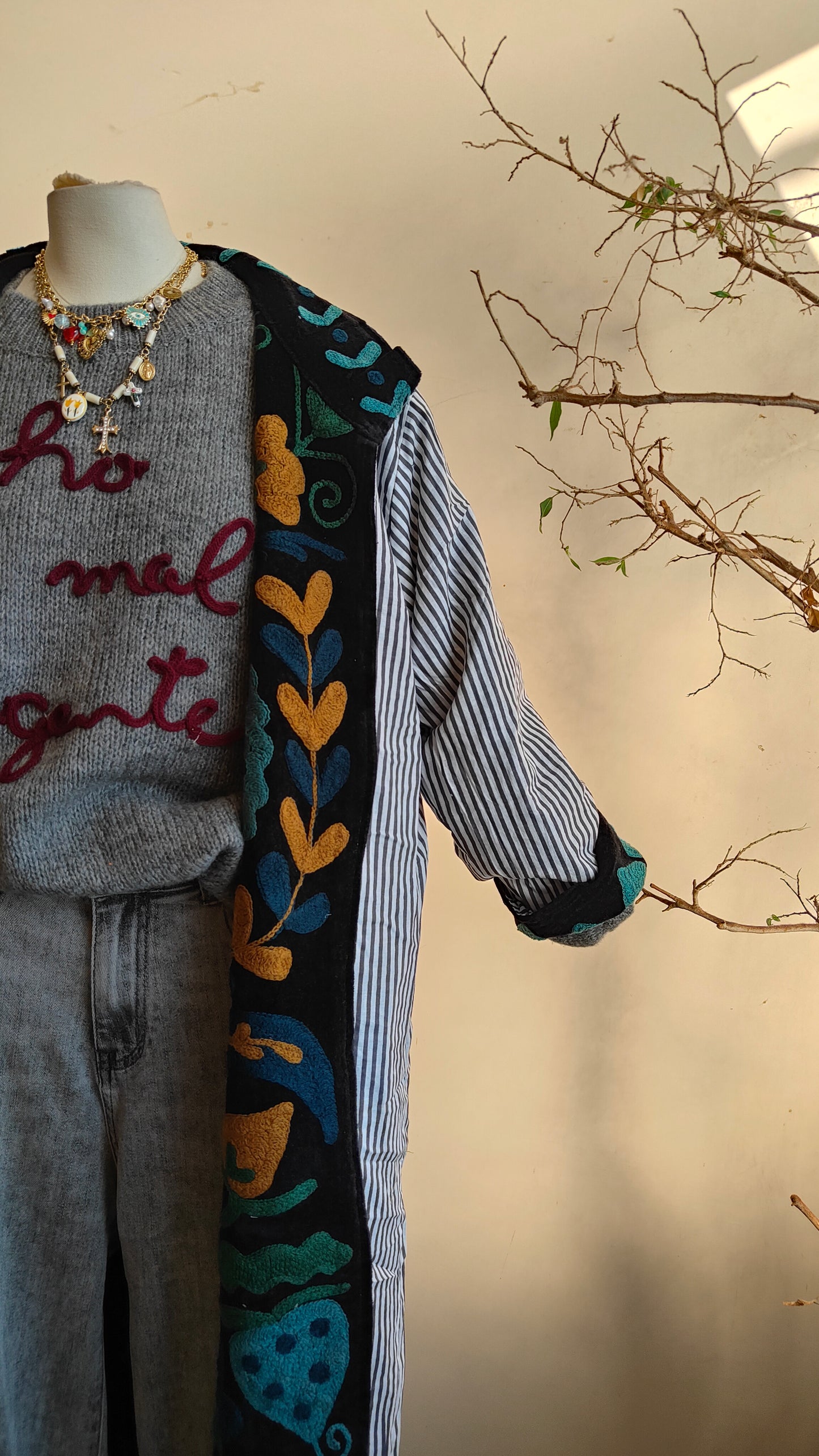 Giacca Boho lungo