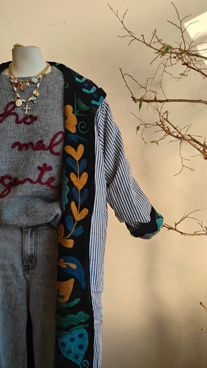 Giacca Boho lungo