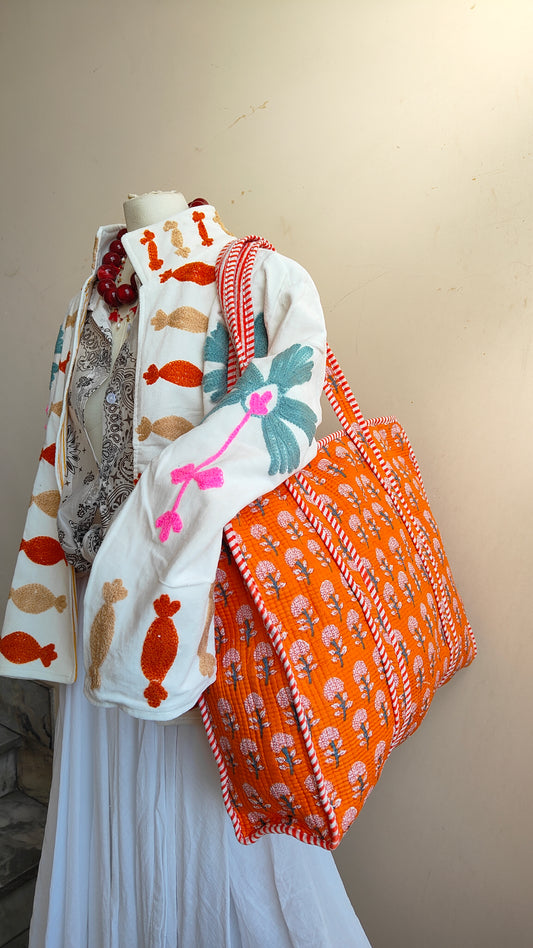 Borsa Trapuntata in Cotone – Maxi