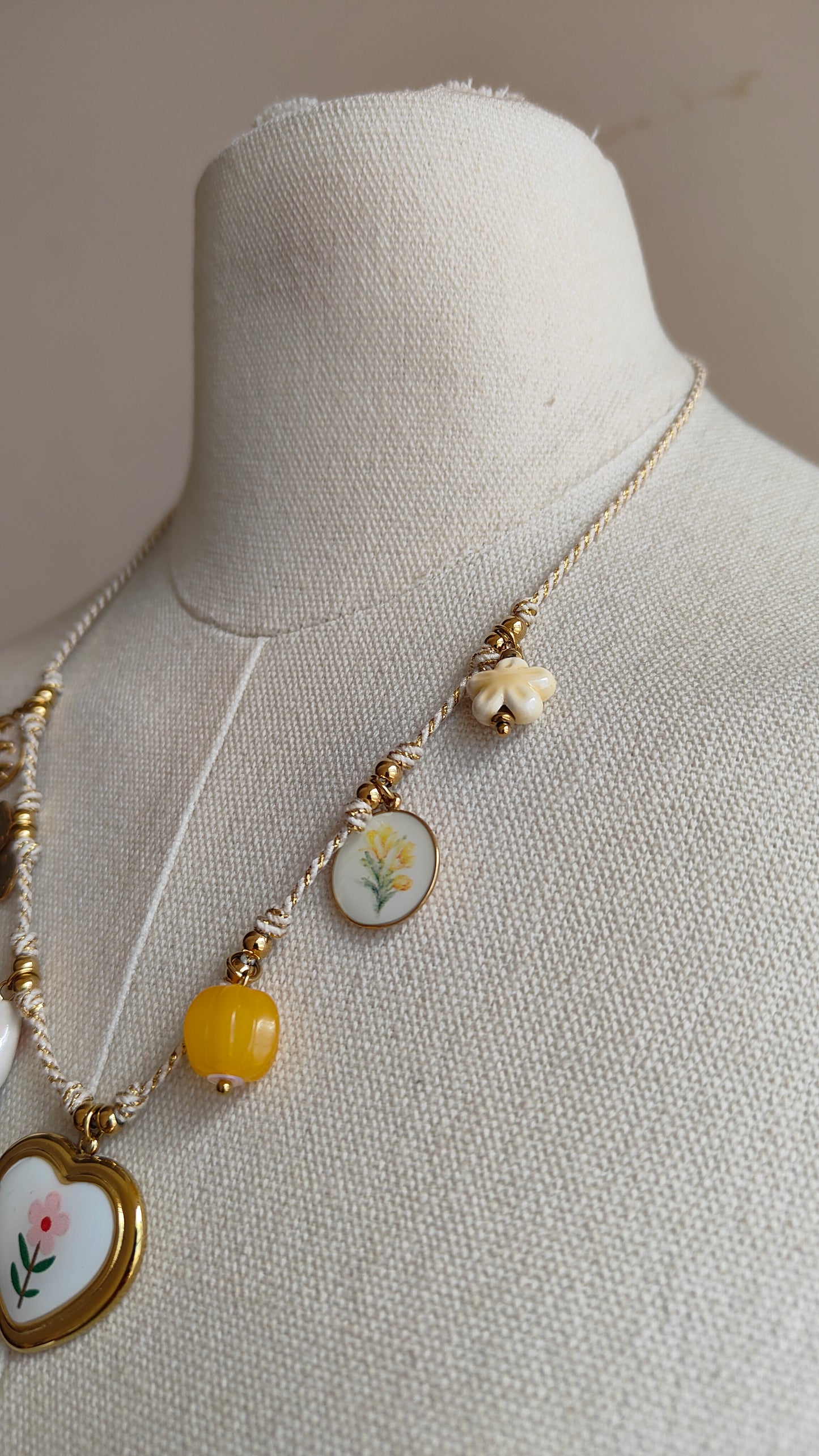 Collana Cuore Botanico