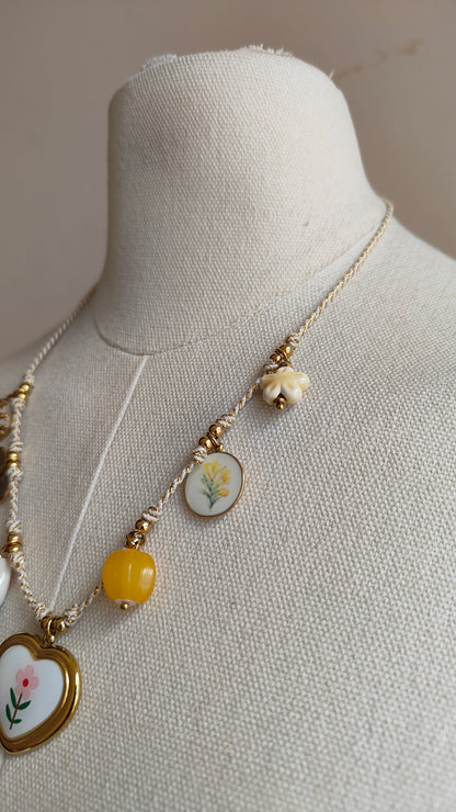 Collana Cuore Botanico