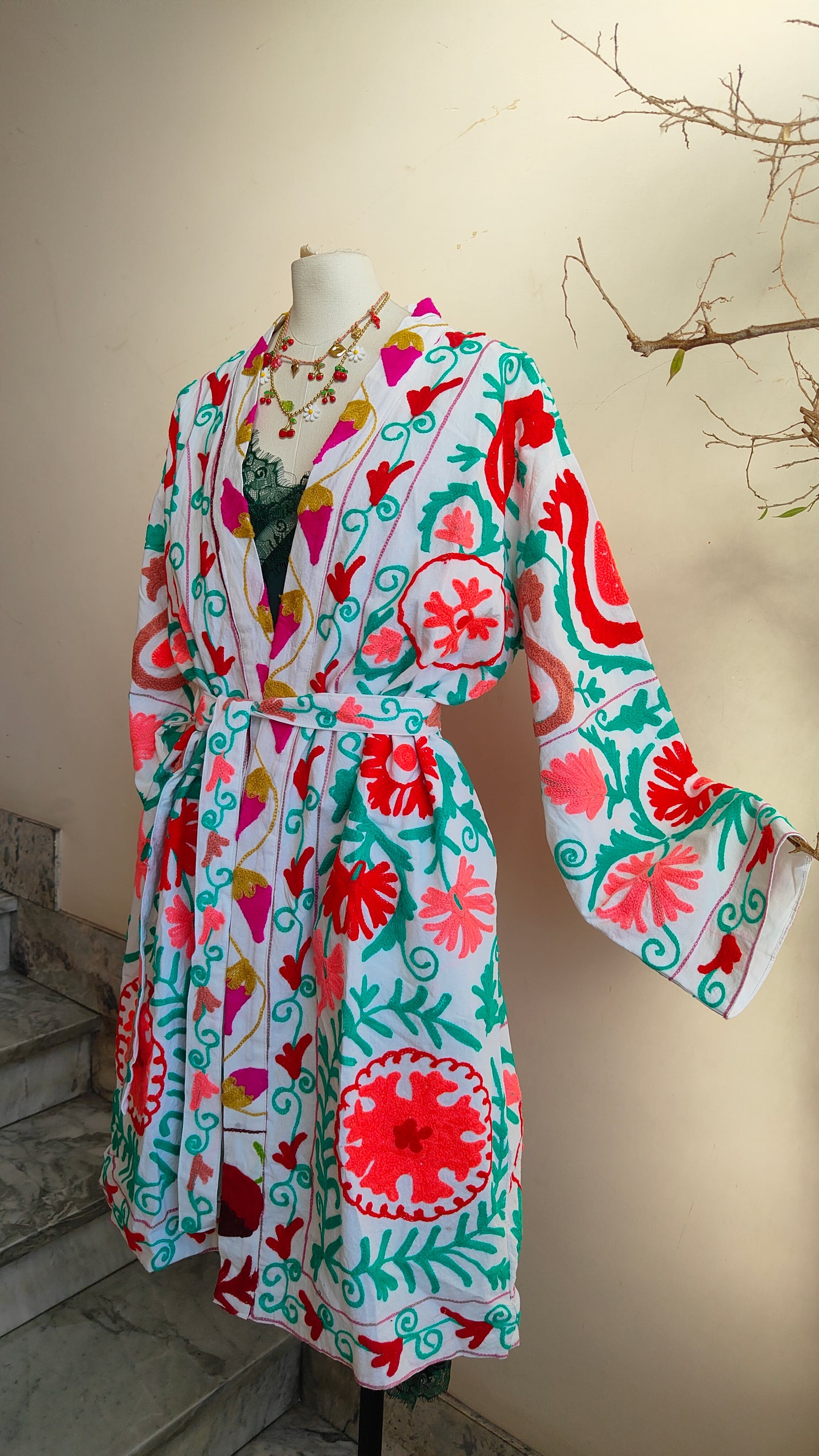 Kimono Statement Ricamato
