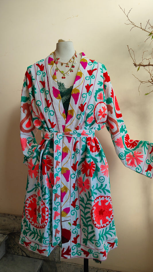 Kimono Statement Ricamato