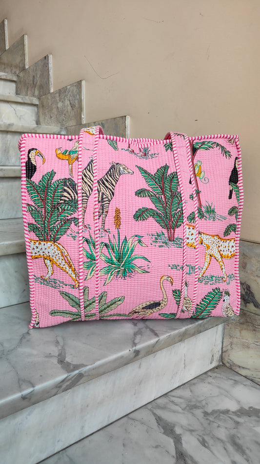 Borsa Trapuntata in Cotone – Maxi