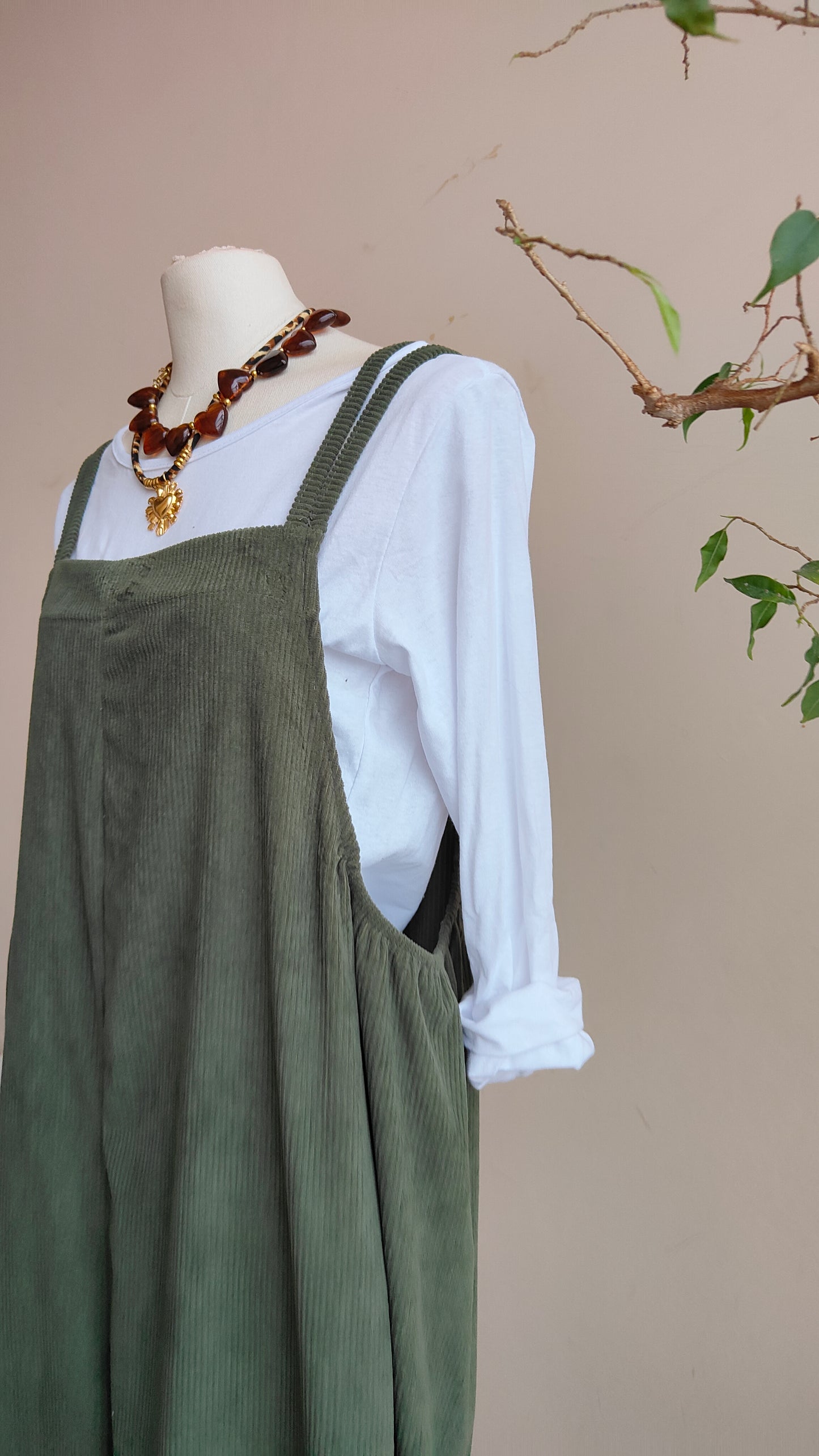 Salopette in Velluto a Coste