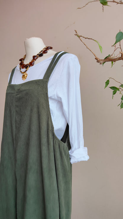 Salopette in Velluto a Coste