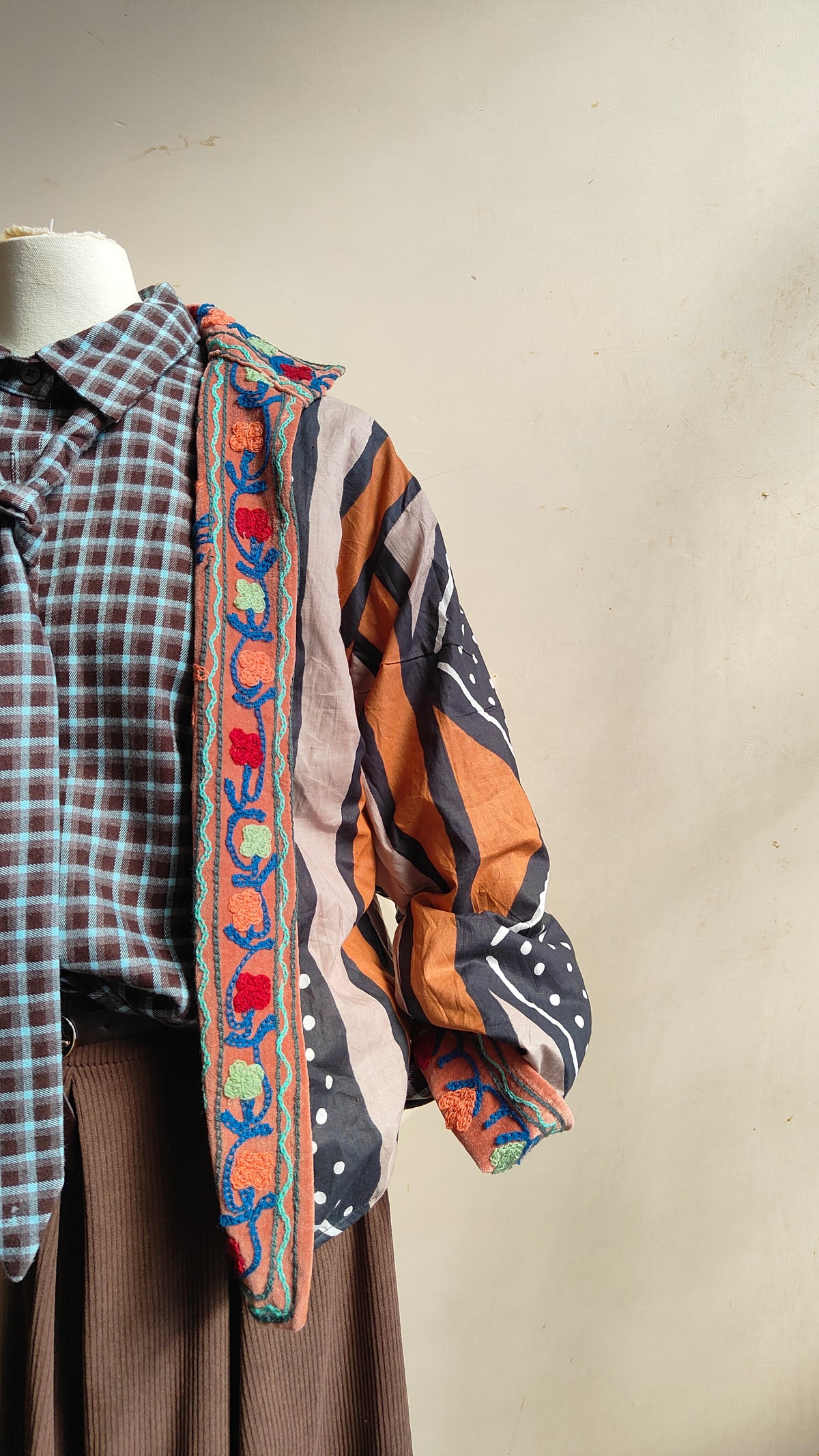 Giacca Boho con Tasche Laterali