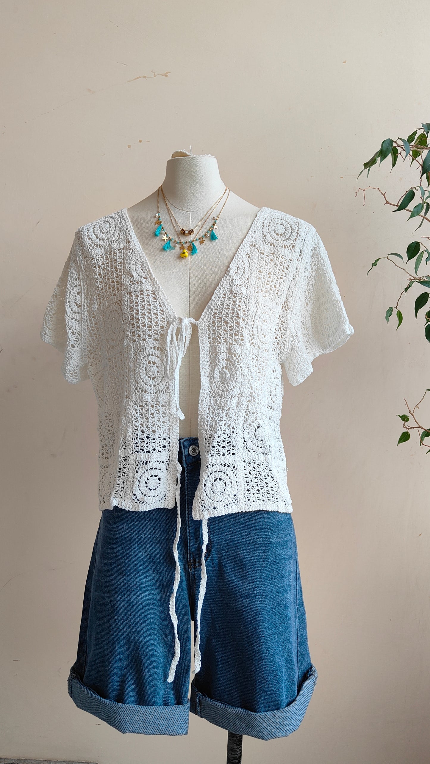 Cardigan Sole di Pizzo