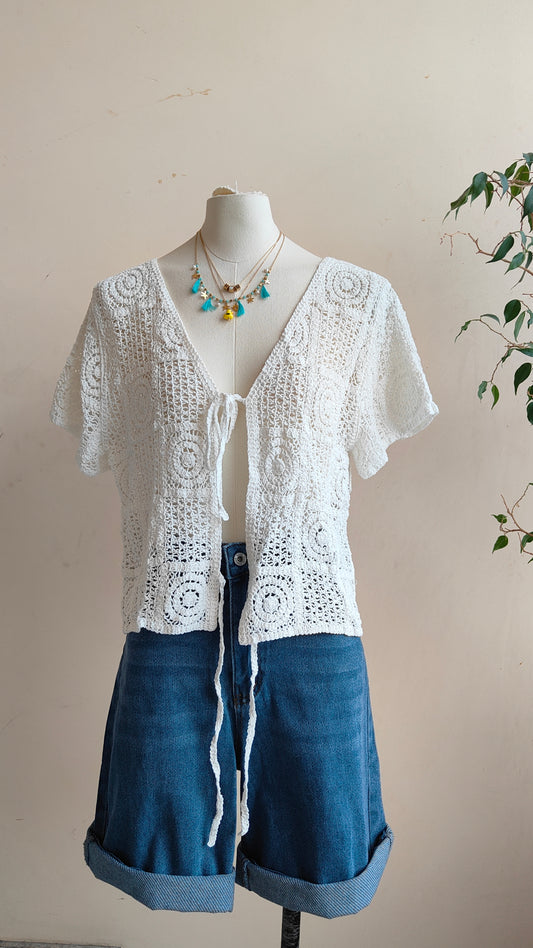 Cardigan Sole di Pizzo