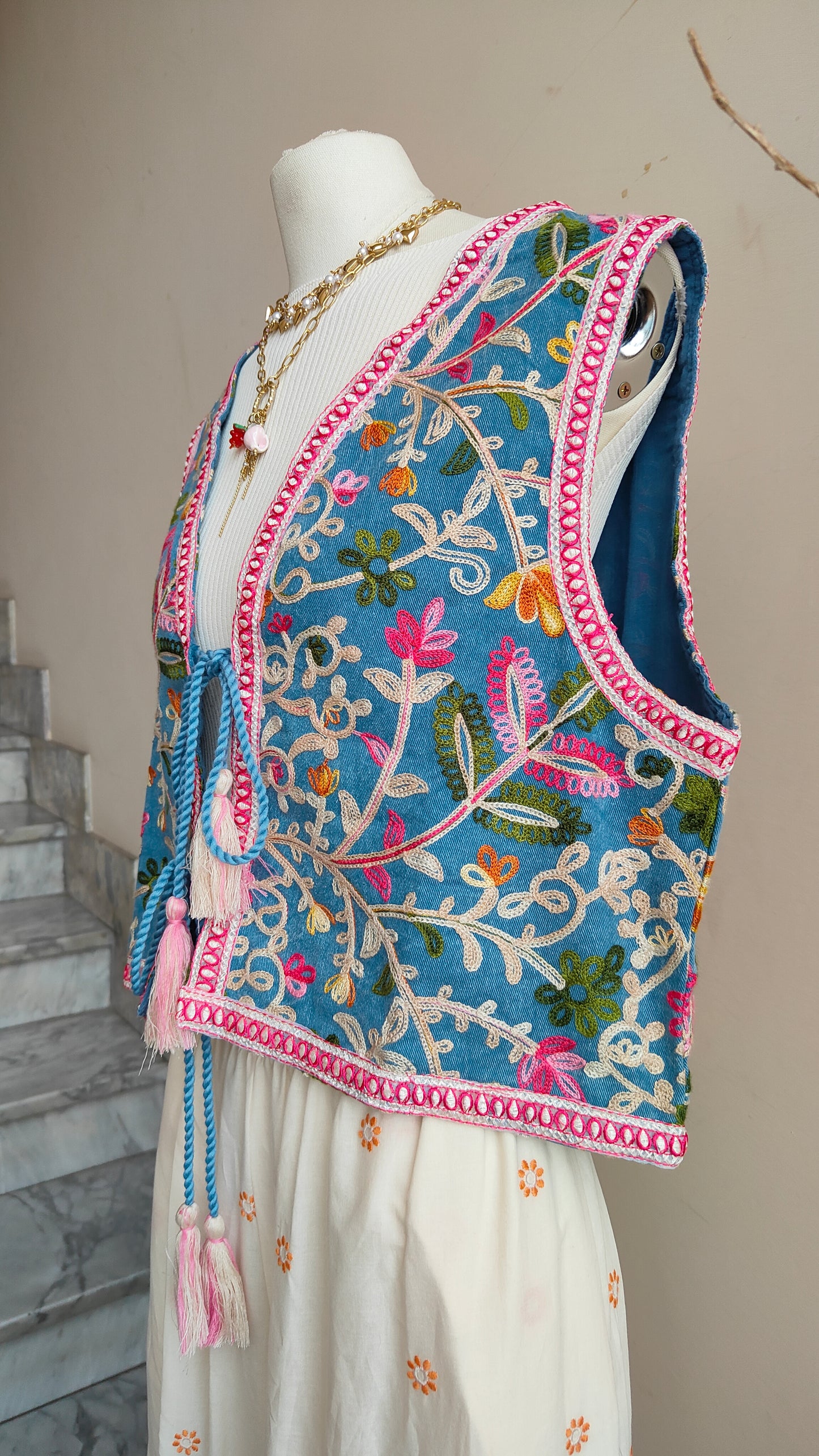 Gilet Reversibile Intreccio
