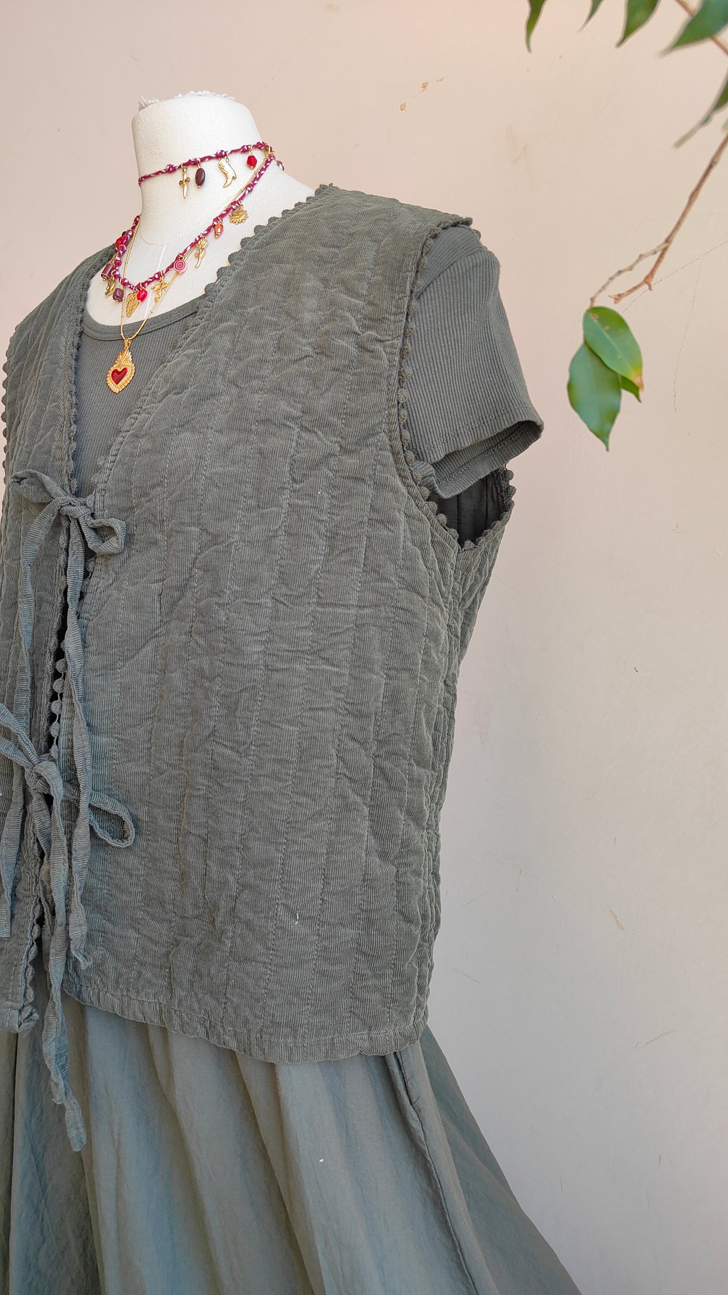 Gilet Trapuntato in Cotone